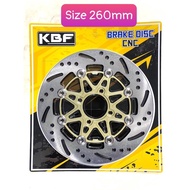 DISC BRAKE BRAKE DISC (4 HOLES) FRONT 220MM / 260MM KBF TQ6 RACING A3T 5501