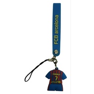 FC Barcelona Rubber Phone Charm - David Villa #7