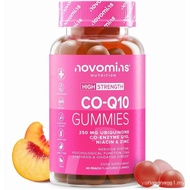 CoQ10 Gummies – 250mg CoQ10 Supplement – 60 Gummies – Coenzyme Q10 with EPA, DHA, Vitamin B3 & Zinc 