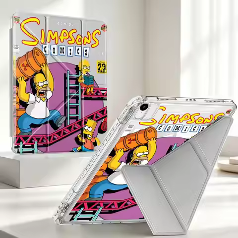 Cartoon The S-simpsons Tablet Case For Samsung Galaxy Tab S9 Plus S10 Lite S8 A8 S7 FE A9 Plus A11 W