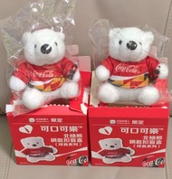 可口可樂 北極熊 公仔鎖匙扣盲盒  球員系列 世界杯 coke+ 限定 coca cola