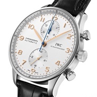 Iwc IWC IWC Portuguese Watch Men Stainless Steel Chronograph Belt Automatic Machinery