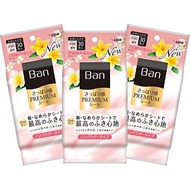 Brand new.BAN (Van) Refreshing PREMIUM Seat non -powder type Fresh floral scent 30 pieces x 3 packsDirect from Japan.