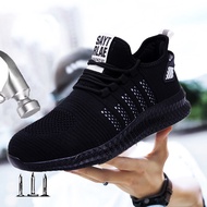 safety shoe boots new 2020 new men work safety shoes steal toe safety shoes sneaker large size 48 size sports light shoes