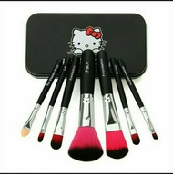 Black HELLO KITTY BRUSH Cans 7pcs/HELLO KITTY BRUSH SET 7 IN 1