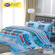 Satin Plus ใหม่นุ่มมาก ผ้าปูที่นอน5ฟุต ผ้าปูที่นอน 6ฟุต 5 ชิ้น (ไม่รวมผ้านวม) ลายการ์ตูน New Collec