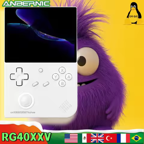 ANBERNIC RG40XXV RG 40XXV Retro Handheld Game Console Video Game Console 64 Bit Linux 4.0-inch IPS S