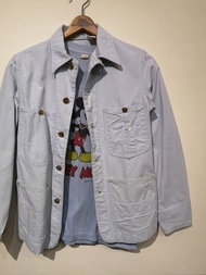 🇺🇲70s Vintage Lee 44J Memorial Jacket & Mickey Mouse Water Print Tee T shirt Overalls Chore 91J 91B 