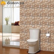DONOVAN Kitchen Wall Sticker, Peel and Stick 3D Self Adhesive Tiles, Wallpaper Oil Proof PVC Square Cobblestone ​Imitation Brick Bathroom
