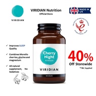 Viridian Cherry Night Powder, Sleep Formula, 150g, EXP: 10/27, 100% VEGAN, ORGANIC & PURE (JUNK-Free