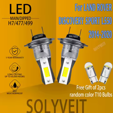 H7 LED High Low Beam Bulb offer: bright, tough, simple For LAND ROVER DISCOVERY SPORT L550 2014 2015