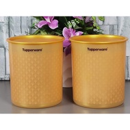 TUPPERWARE ONE TOUCH AIRTIGHT CANISTER (One touch Blue) / Tupperware Golden Touch Canister 4.3L