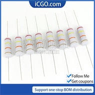 20Pcs 1W 2W 3W 5W Carbon Film Resistor 5% 62K 68K 75K 82K 91K 100K 120K 130K 150K OHM
