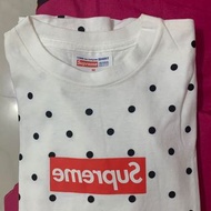 supreme x cdg ss12 box logo tee
