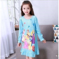 E175 BLUE PRINCESS SLEEPWEAR ( SZ 3Y-7Y )
