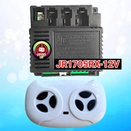 MESIN REMOTE RECEIVER CAR AKI JR1705RX-12V 2 PIN REMOTE CONTROL WHITE TRANSMITTER 2.4G BLUETOOTH REC