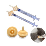 Cheap 1ml/3ml/5ml/10ml Cat Feeding Nipple Squirrel Syringe Silicone Prevents Choking While Breastfee