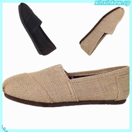 Toms Shoes Linen Shoes Stripe Color Mules Casual Women Flat Shoes