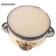 NONEDYODYE9I Hand Held Drum, 4/6/8/10 Inch Kids Drum Tambourine Drum, Gift Percussion Musical Instru