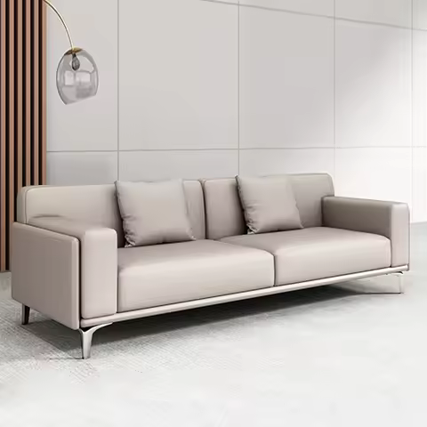 Customized Leather Executive Reception Office Equipment Sofa Office Room Stretchable Luxury Office C