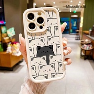 YX187 CUTE CAT CASING SOFTCASE COMPATIBLE FOR OPPO A1K A3 A3S A5 A5S A7 A8 A9 A11K A12 A15 A15S A15 