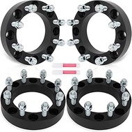 SCITOO 4Pcs 8x170 to 8x6.5 Wheel Adapters 1.5 inch Bore 130mm Studs 14x1.5 8 Lug Wheel Spacers No Hu