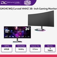 Cooler Master GM34-CWQA 34” ARGB Curved 144Hz VA QD Ultra-WQHD Gaming Monitor