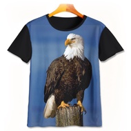 Animal Kids T-Shirt - Cute 3D Animal T-Shirt - Eagle Animal Printing T-Shirt-3-designWD Limited Edit
