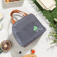 Chuyu  保冷保溫便當袋-幸運草/野餐袋/保溫袋/購物袋/便當袋