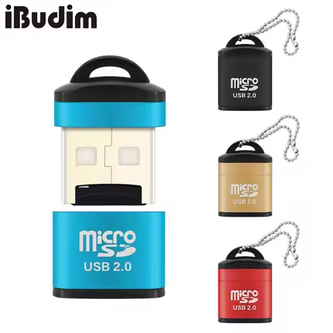 USB 2.0 Micro SD Card Reader USB A to Micro SD Card Reader USB2.0 to TF Camera Memory Card Reader fo