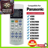 [Ready Stock] PANASONIC Inverter Air Cond Remote Control Replacement A75C2988 A75C3169 A75C3706 A75C