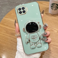 AnDyH 2022 New Design For OPPO A93 2020 Reno 4F F17 Pro A73 2020 Case Luxury 3D Stereo Stand Bracket