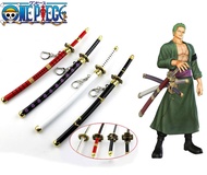 โมเดลดาบ อัตราส่วน 1:6 ดาบ 4 เล่ม โรโรโนอาโซโล จาก One Piece (เหล็ก) zoro 合道一文字 秋水 雪走 鬼彻 閰魔 แดรคูลมิ