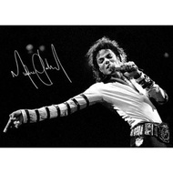 Michael Jackson Signature Art Film Print Silk Poster Home Wall Decor 24x36inch 1108