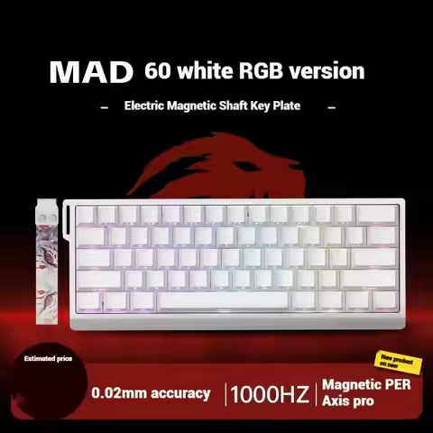 MADLIONS Mad60 Mad68 HE 8k Mechanical Keyboard Magnetic Switch Wired 60% 68% Gaming Keyboards Rapid 