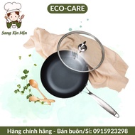 Ecocare induction cooker pan 26 - 28cm, 8cm deep with lid - Genuine durable and beautiful induction 