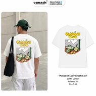 Vsmash Sportwear Graphic Men's and Women's Badminton T-shirt "Pickleball CLUB" – Soft, Breathable, G