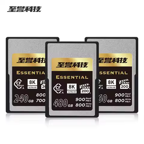 EXASCEND Original CFexpress Type-A Memory Card VPG 200 8K Ultra HD Camera Card Max 900Mb/s Read CFA 