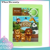 <Pluscloth> 3Pcs Slide Pattern Puzzle Hand-eye Coordination Burrs-free Accessory Brain Teaser Slide 