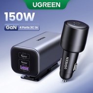 Ugreen  Car Charger GaN 150W Max 4 Ports PD3.1 140W Fast Charging Car Charger for Phone