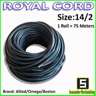 Royal Cord 2.00mm/2C or #14/2C 1 Roll or 75 Meters