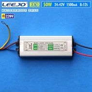 Driver Led HPL COB 50W 1500mA WaterProof IP65 Leejo Eco AC 220V Driver Led 50W 1.5A DC 24-42V Spotli