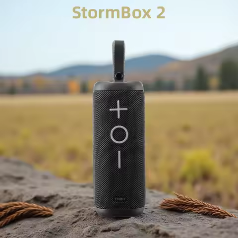 TRIBIT StormBox 2 Portable Bluetooth Speaker, 34W Power, IPX7 Waterproof Wireless Speaker 24-hrs Pla