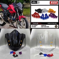 CB 150 R VISOR PACKAGE PLUS WINDSHIELD VISOR BOLT CB 150 R NEW SREETFIRE