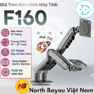 [F160] [North Bayou] 360 Rotating TWO COMPUTER SCREEN MOUNT [17"- 27" Inch] Monitor ARM