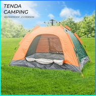 COD Buizel Tenda Camping Lipat Otomatis Quick Open Waterproof 2-3 Person 210B / tenda camping 4 oran