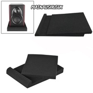 MAINAUSHUI6K Studio Monitor Isolation Pads, Black Soundproof Speaker Isolation Pads, Acoustic Foam H