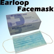 (Health Guard) 50 PCS 3-Ply Blue Commercial Dental Surgical Medical Disposable Earloop Face Masks...