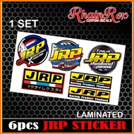 ∪ ❡ ▶ jrp thai sticker printed laminated 1 set