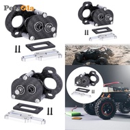 [PETSOLA] Complete 1/10 RC Crawler Gearbox, Improved Carbon Fiber Gearbox Construction, Spare Part f